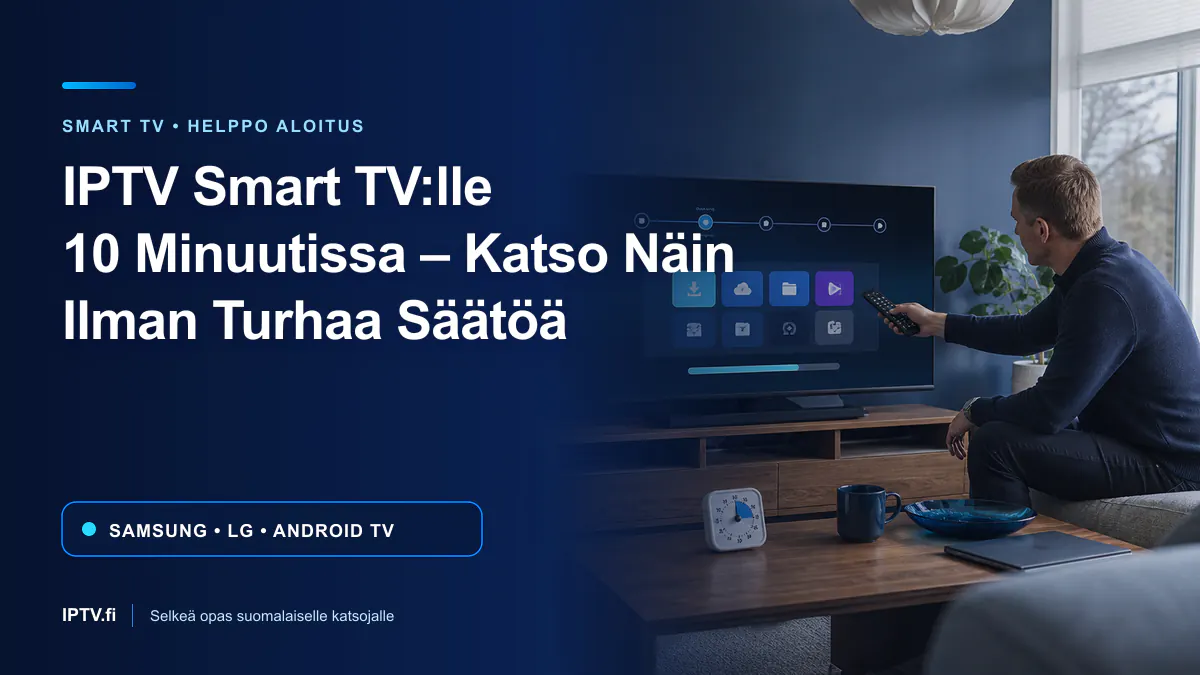 IPTV Smart TV:lle – käyttäjä asentaa sovelluksen kymmenessä minuutissa